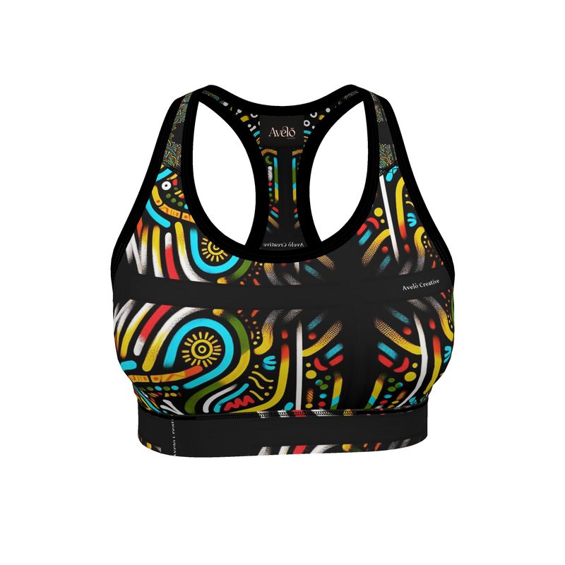 African Sports Bra