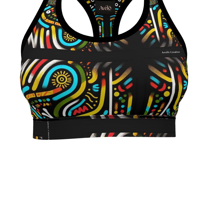 African Sports Bra