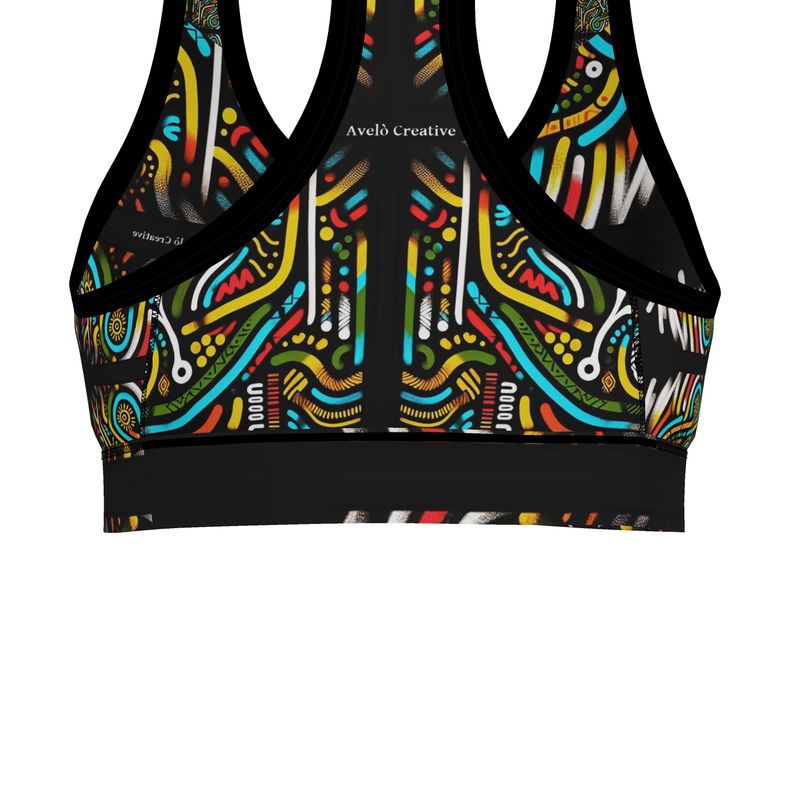 African Sports Bra