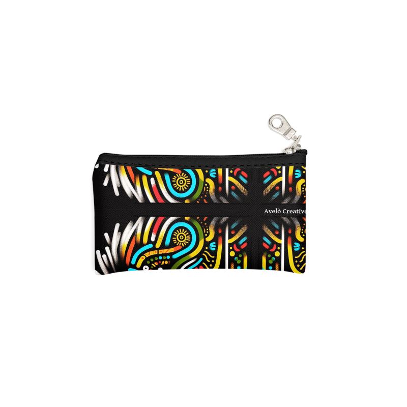 African Zip Top Pouch