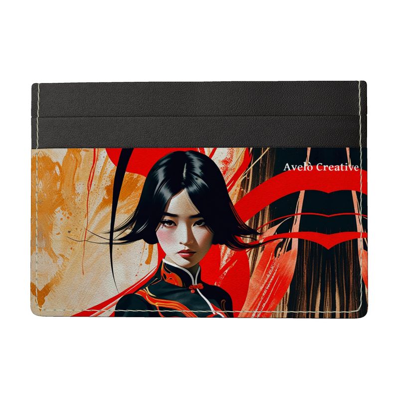 Porta carte in pelle