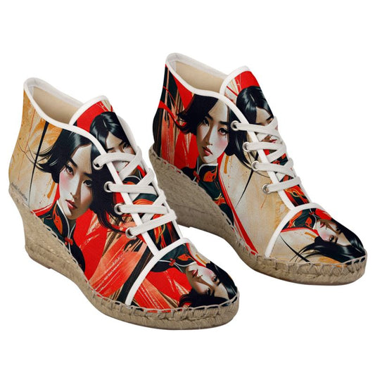 Asian Wedge Espadrilles