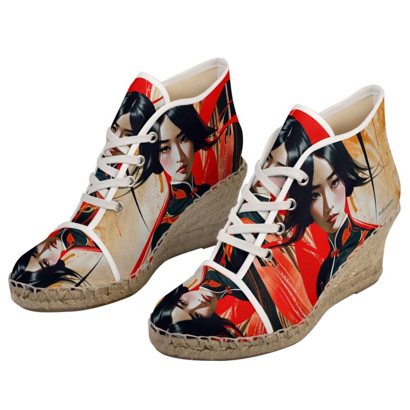 Asian Wedge Espadrilles