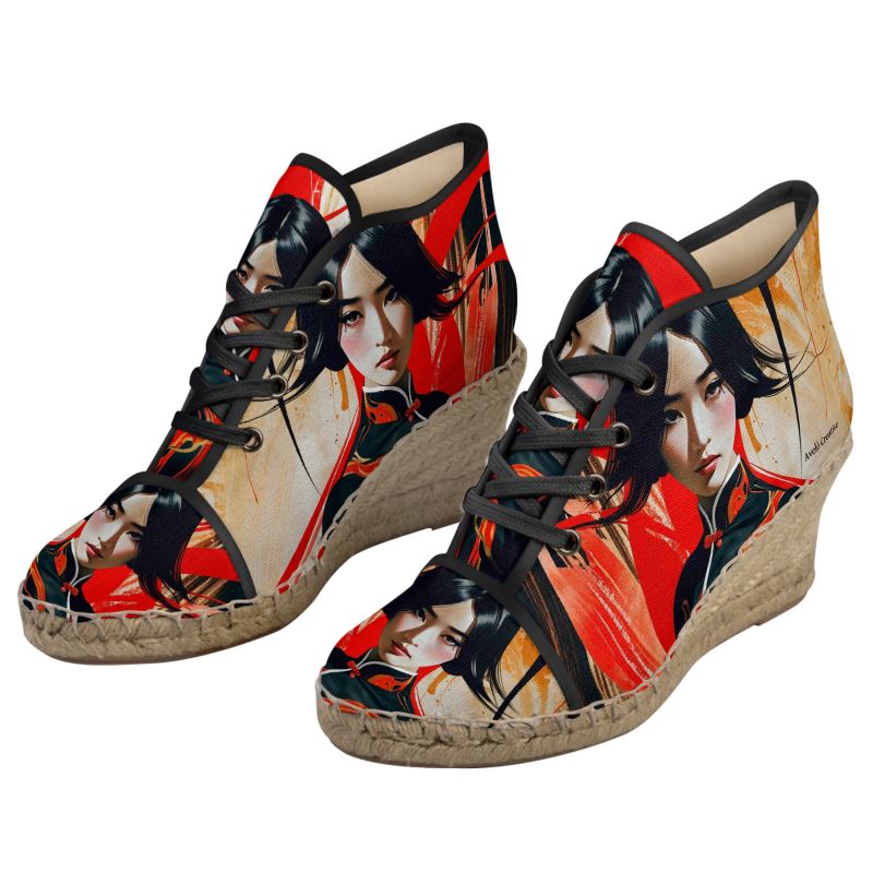 Asian Wedge Espadrilles