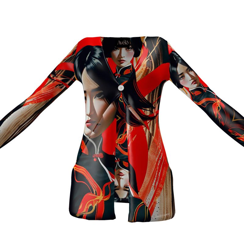 Asia Ladies Cardigan With Pockets