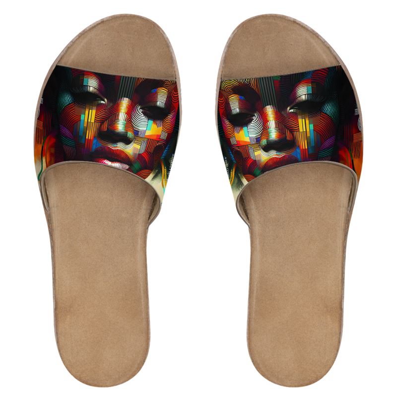 Sandali da donna in pelle