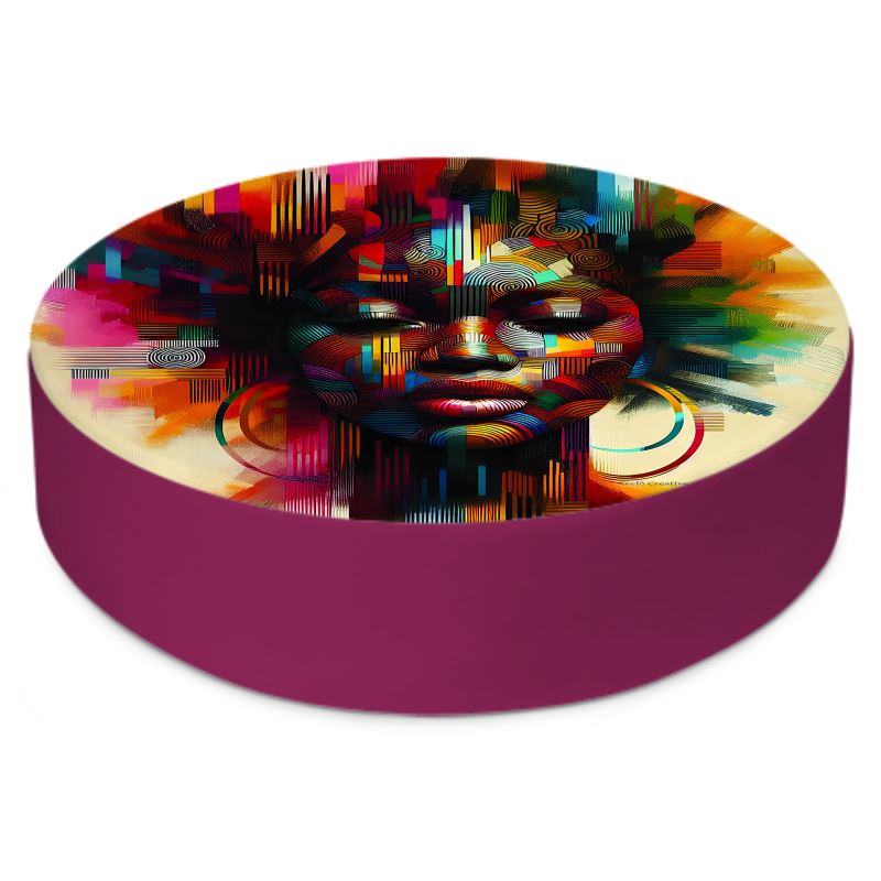 Cuscino pavimento rotondo personalizzato