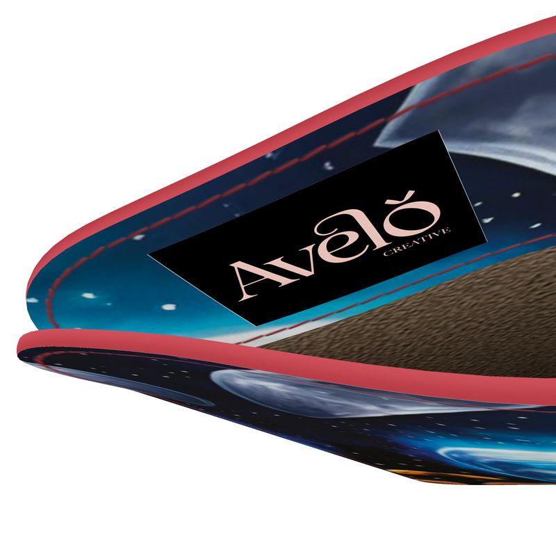 Space Leather Glasses Case