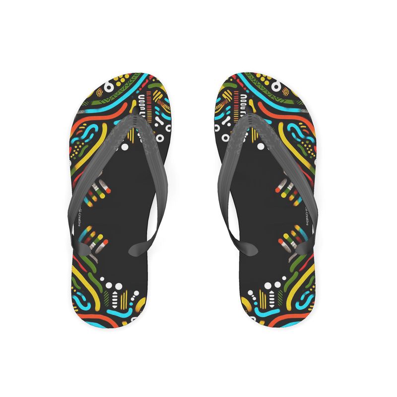 African Flip Flops