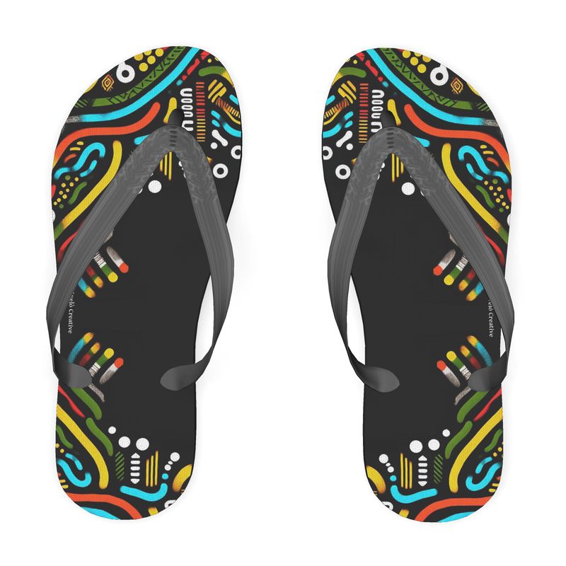 African Flip Flops
