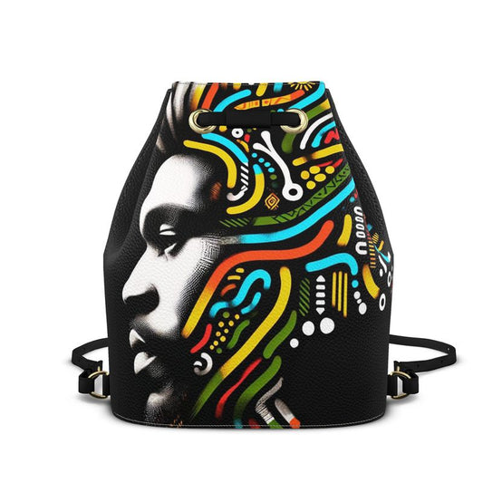 African Bucket Backpack