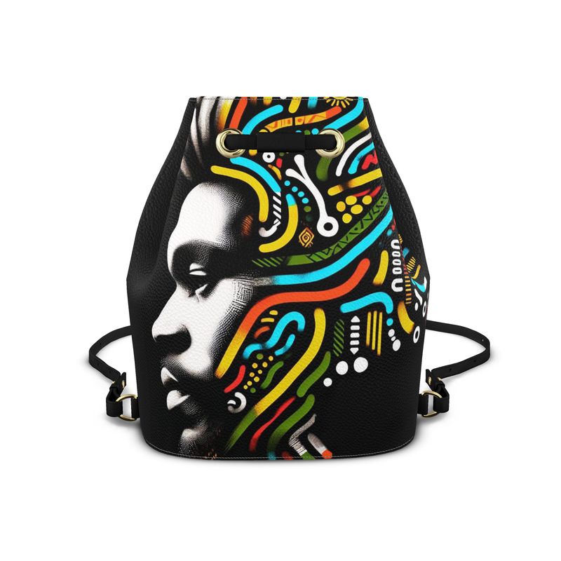 African Bucket Backpack