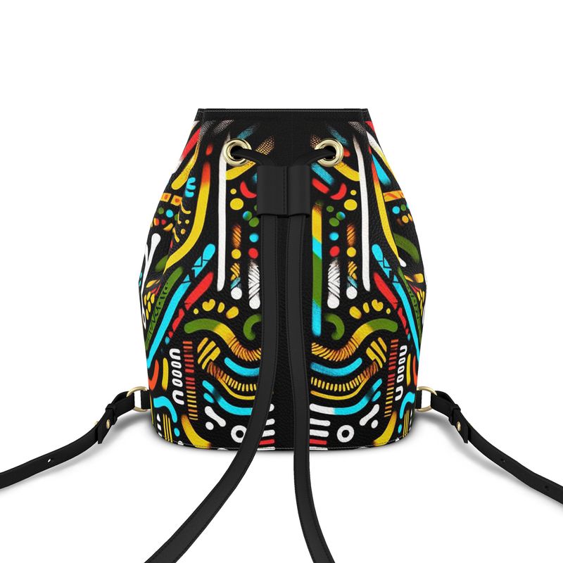 African Bucket Backpack