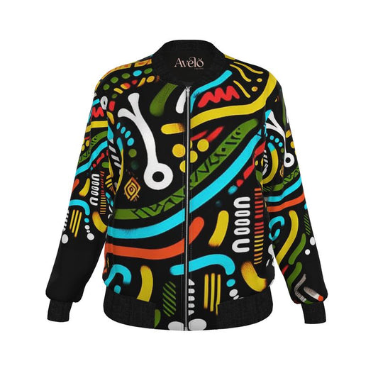 African Ladies Bomber Jacket
