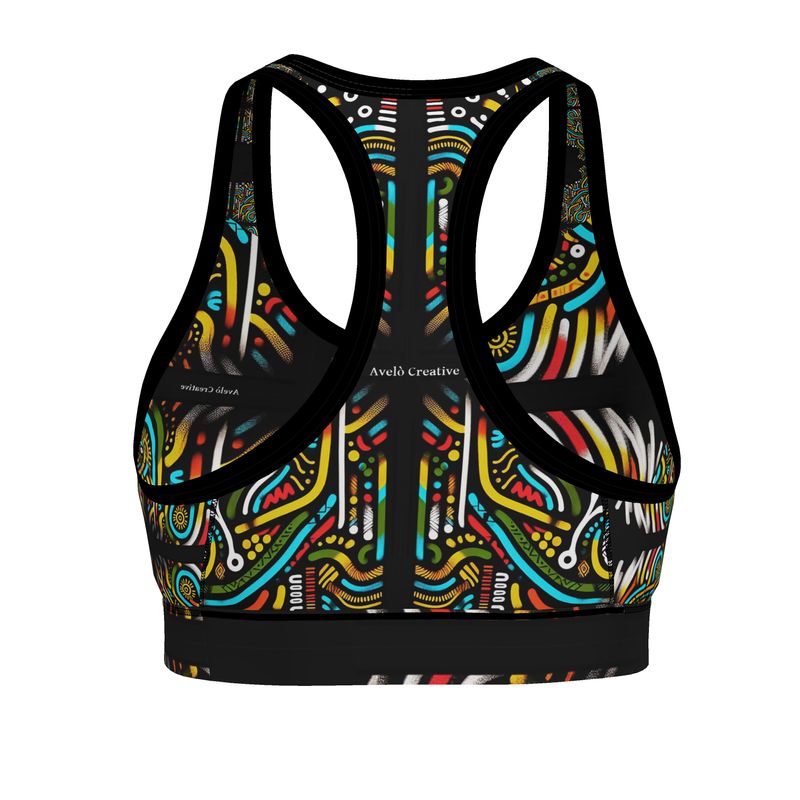 African Sports Bra