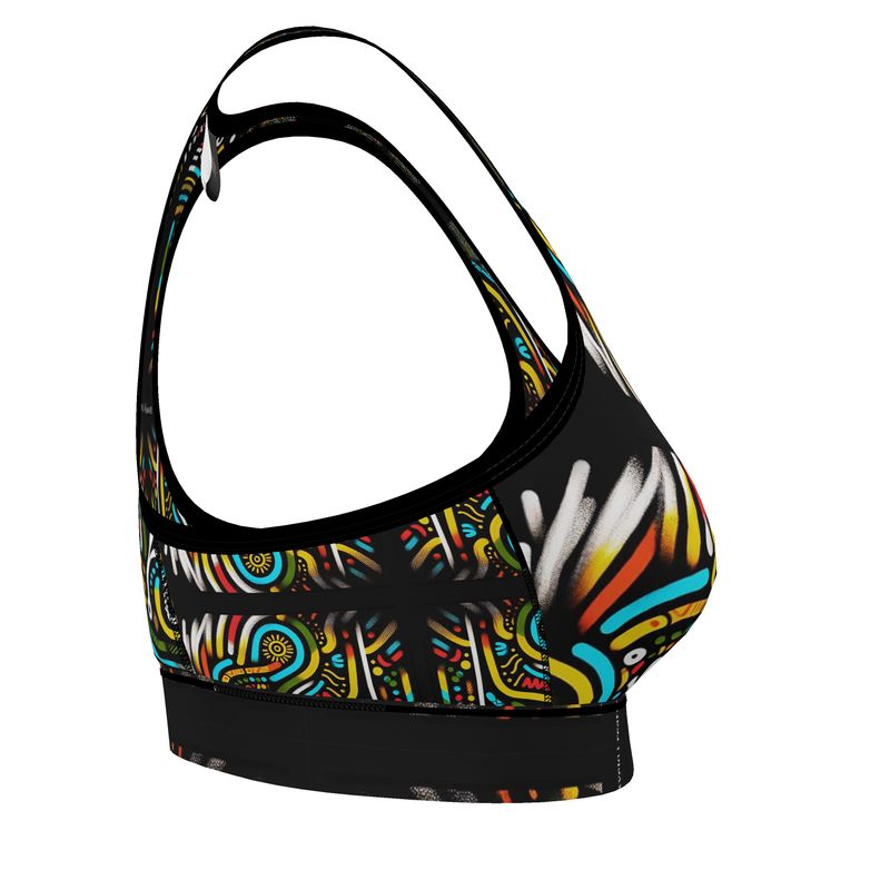 African Sports Bra