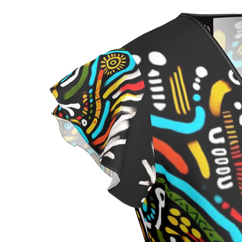 Abito portafoglio con balza