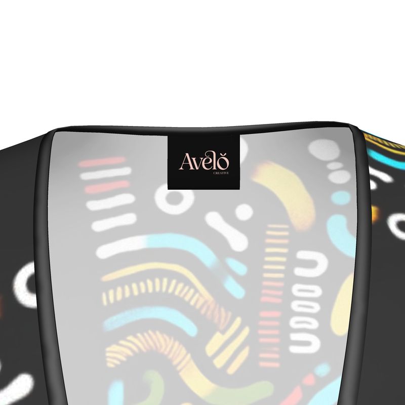 Abito portafoglio con balza