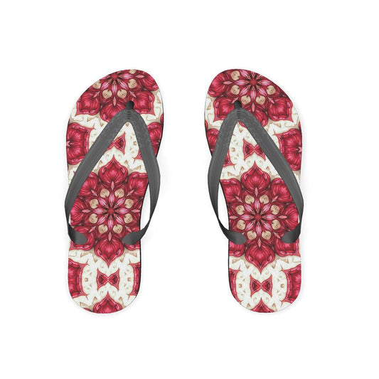 Mandala Flip Flops