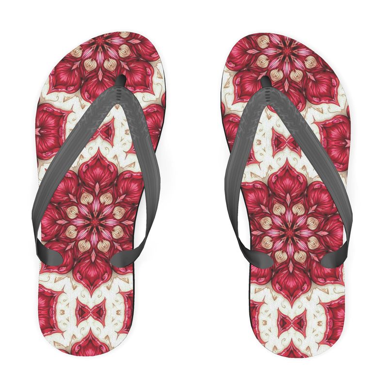 Mandala Flip Flops
