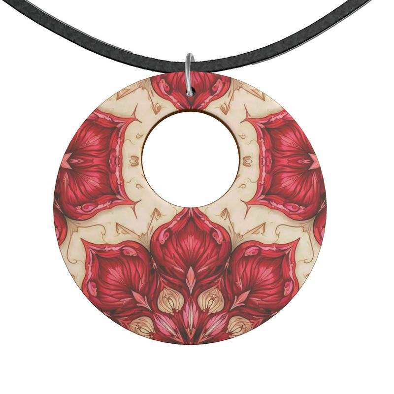 Collana in Legno Forme Organiche