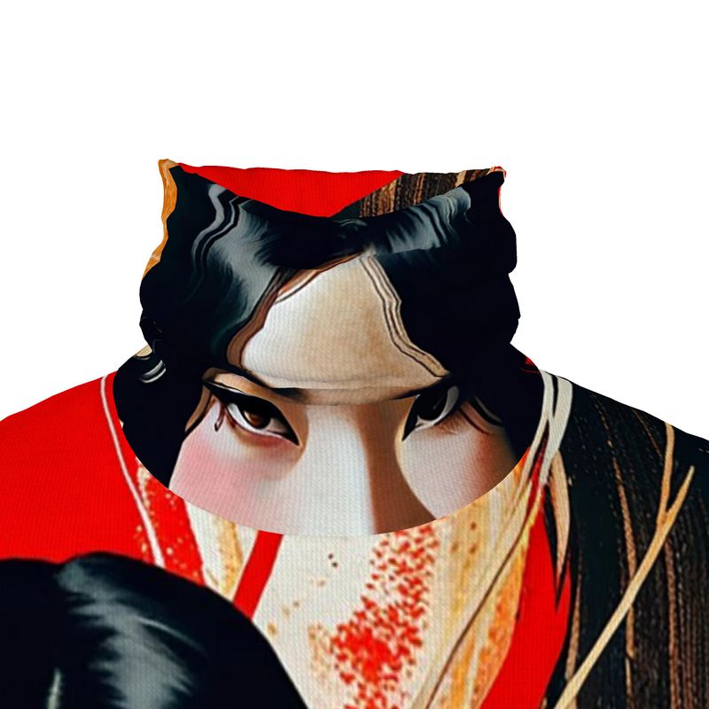 Maglia slim fit a collo alto