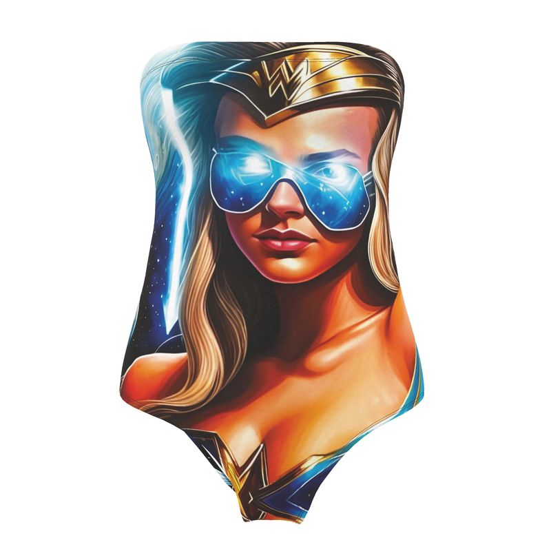 Space Swimsuit Strapless