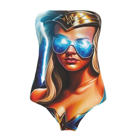 Space Swimsuit Strapless