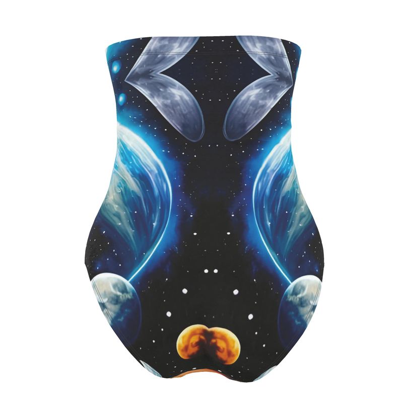 Space Swimsuit Strapless