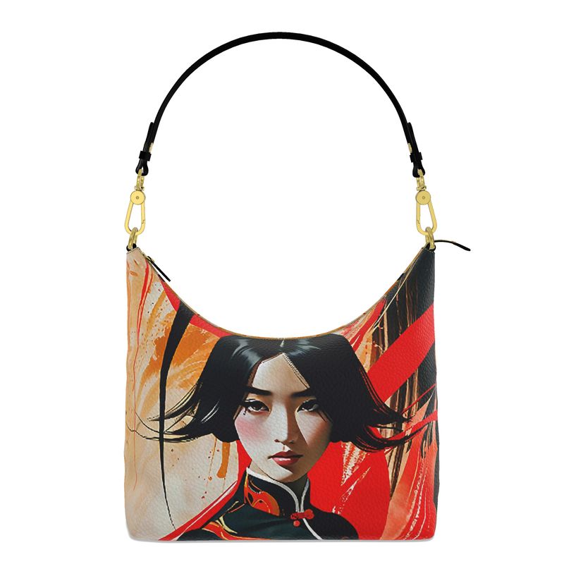 Asia Square Hobo Bag