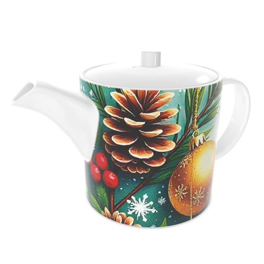 Teiera in porcellana ossea