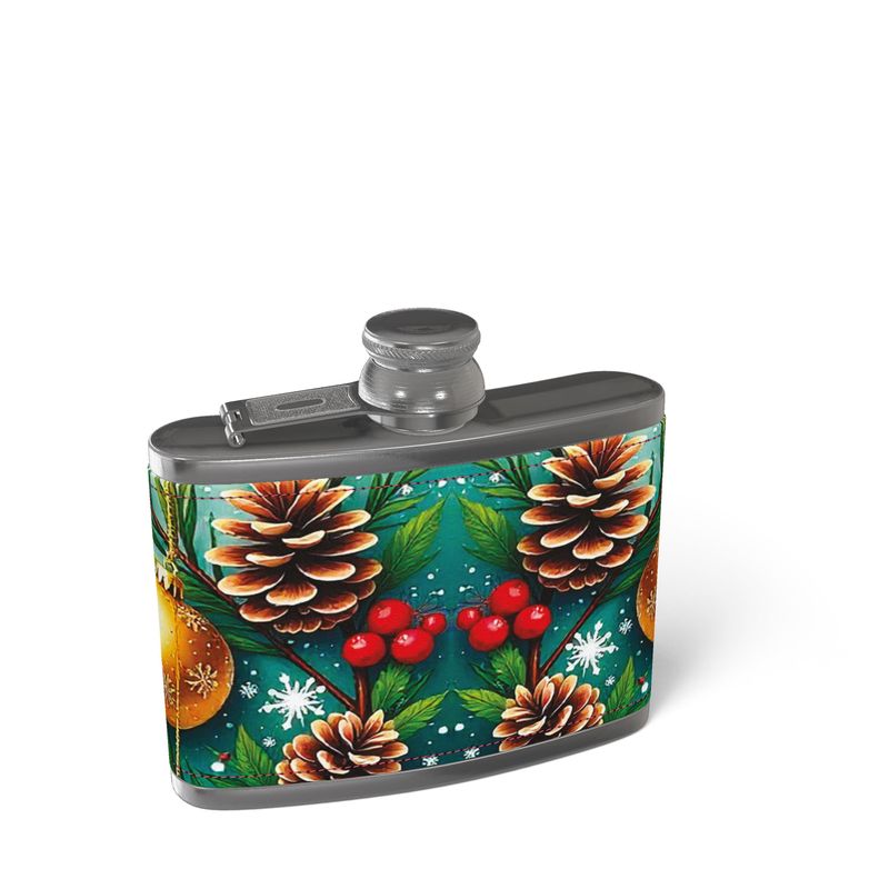 Fiaschetta Avvolta In Pelle