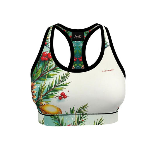 Xmas Sports Bra