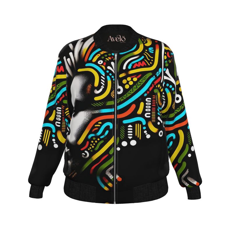 African Ladies Bomber Jacket